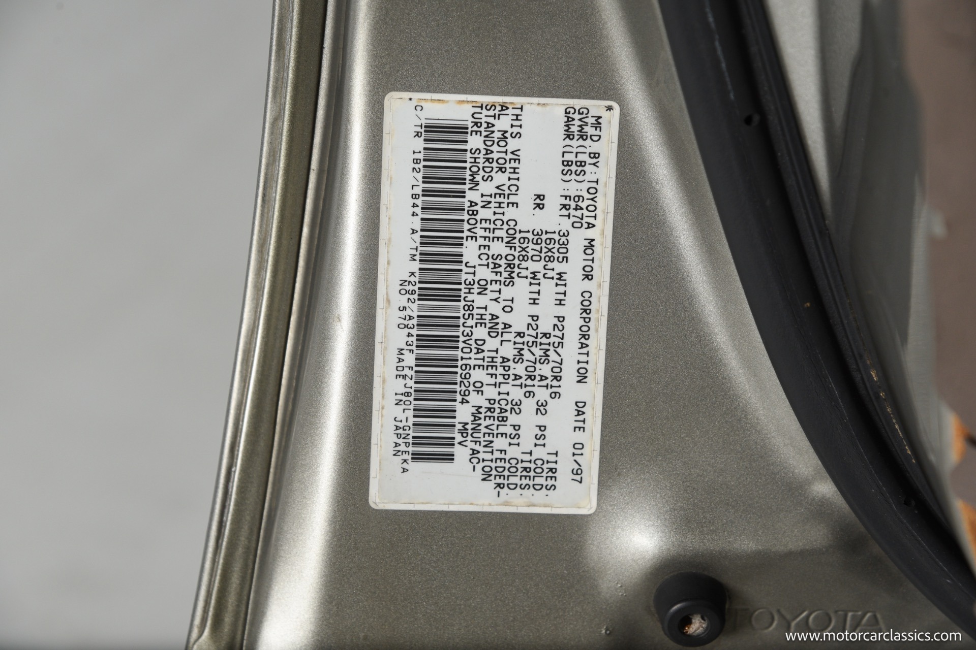 1997 Toyota Land Cruiser 40th Anniversary