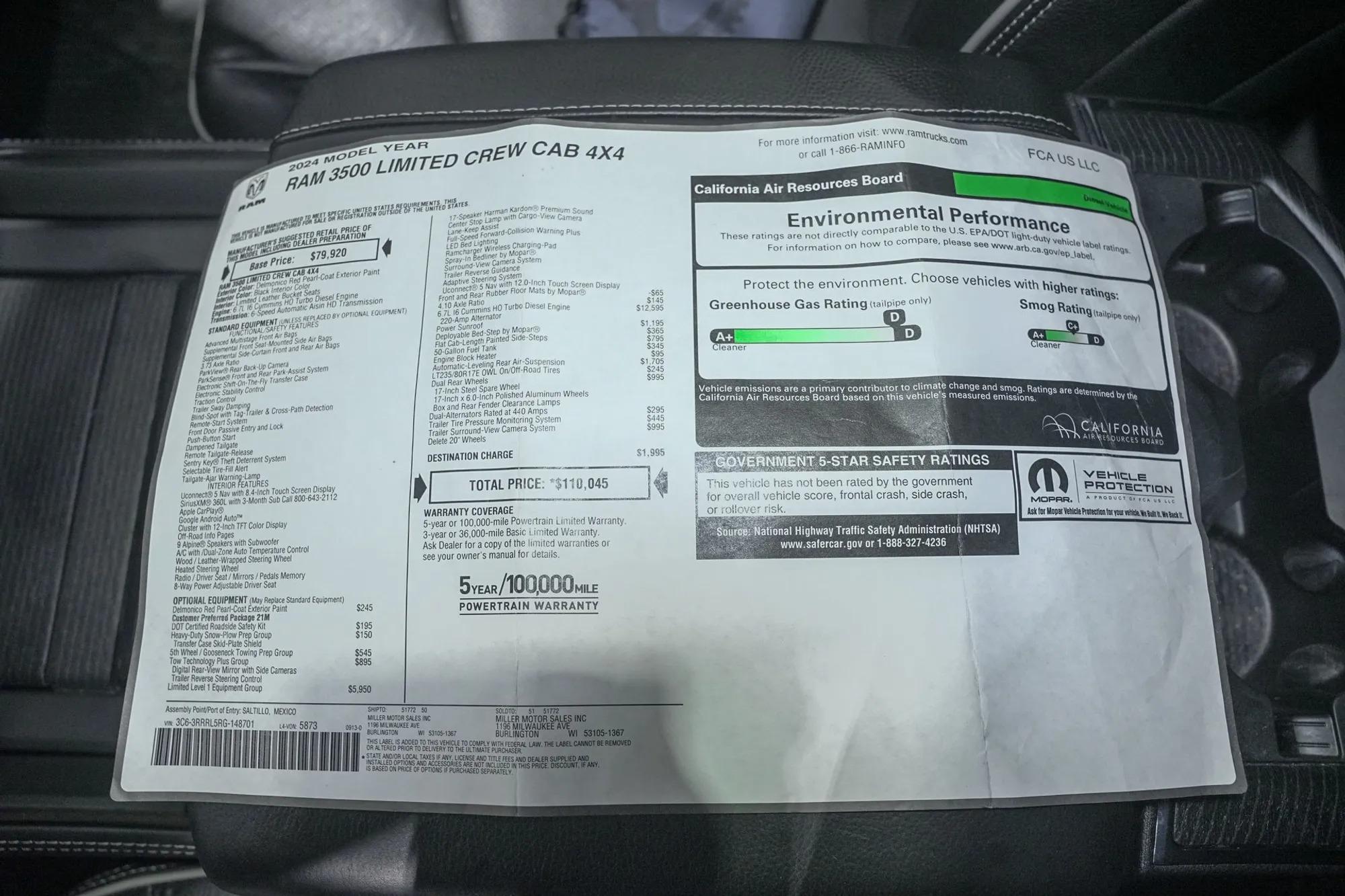 2024 RAM 3500 Limited