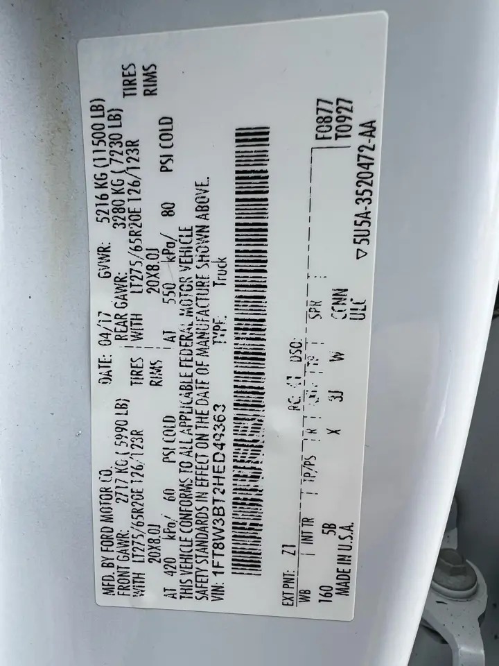 2017 Ford Super Duty F-350 Lariat