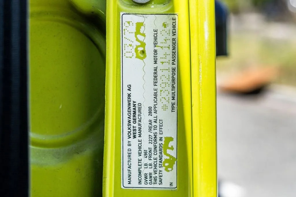 1979 Volkswagen Westfalia Camper