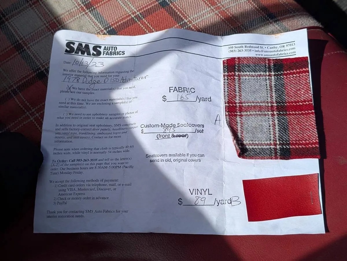 1978 Dodge D150 Adventurer