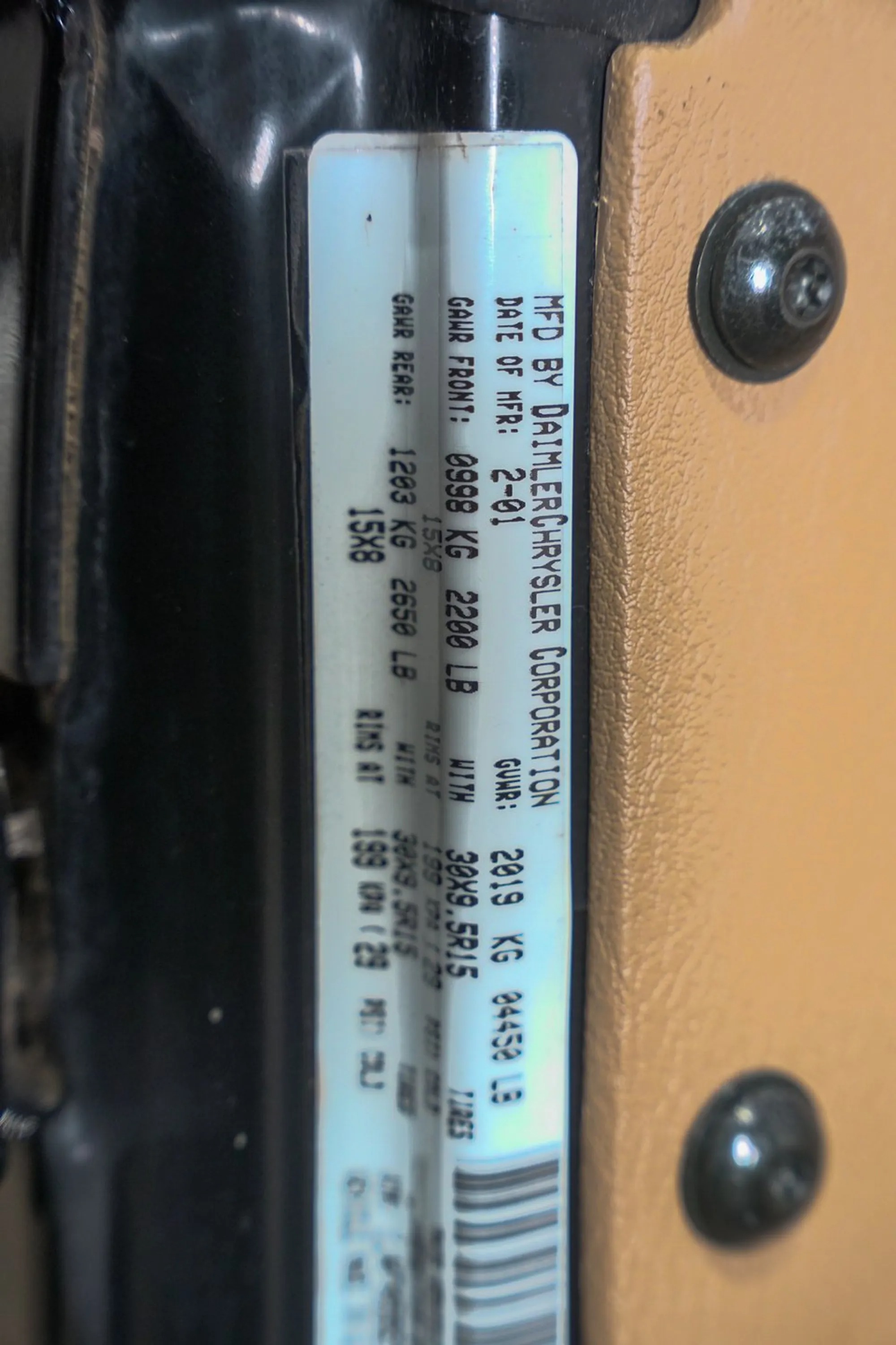 2001 Jeep Wrangler Sahara Edition