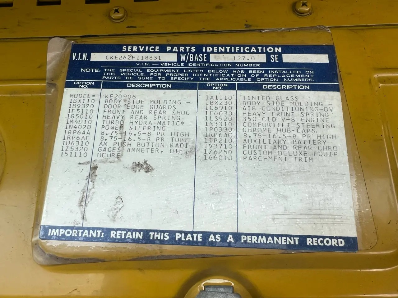 1972 Chevrolet K20 Suburban Custom Deluxe