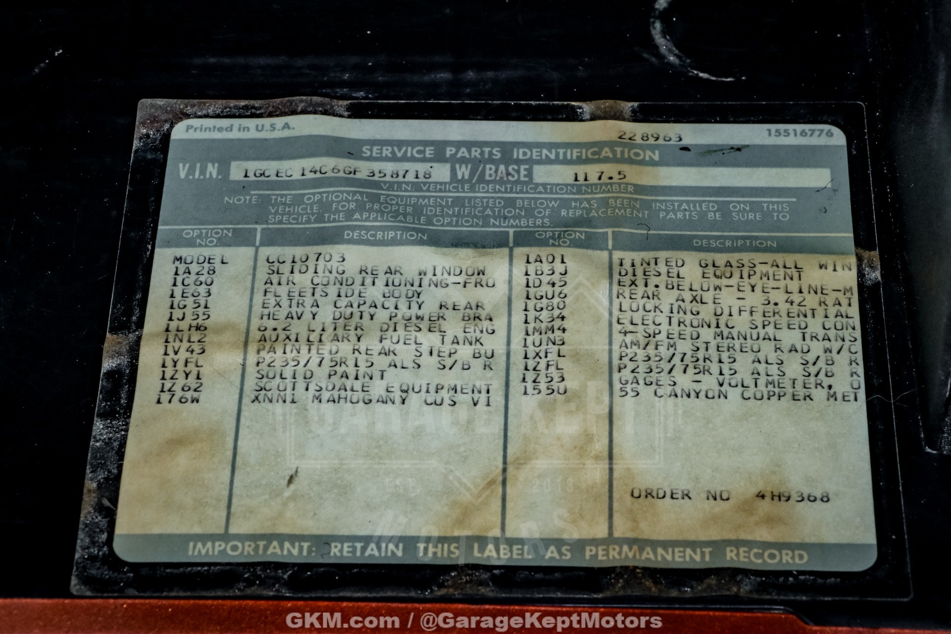 Supercharged 1986 Chevrolet C10 Scottsdale