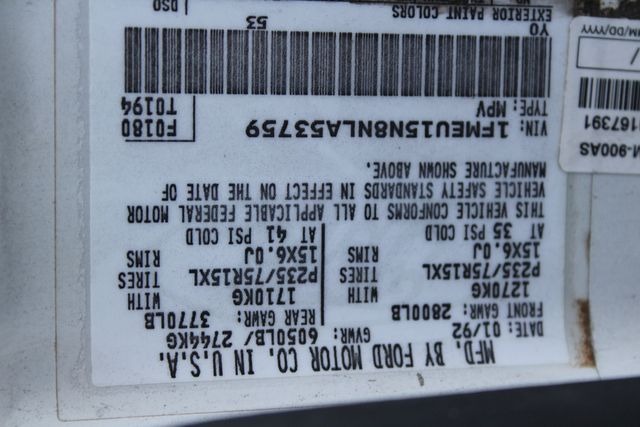 1992 Ford Bronco XL Custom