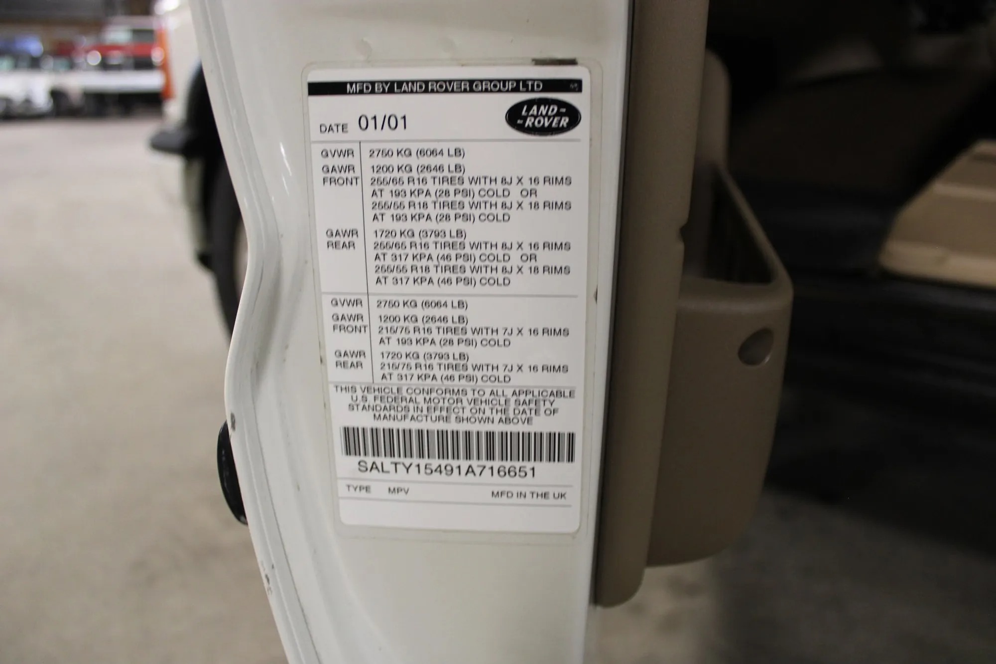 2001 Land Rover Discovery II SE