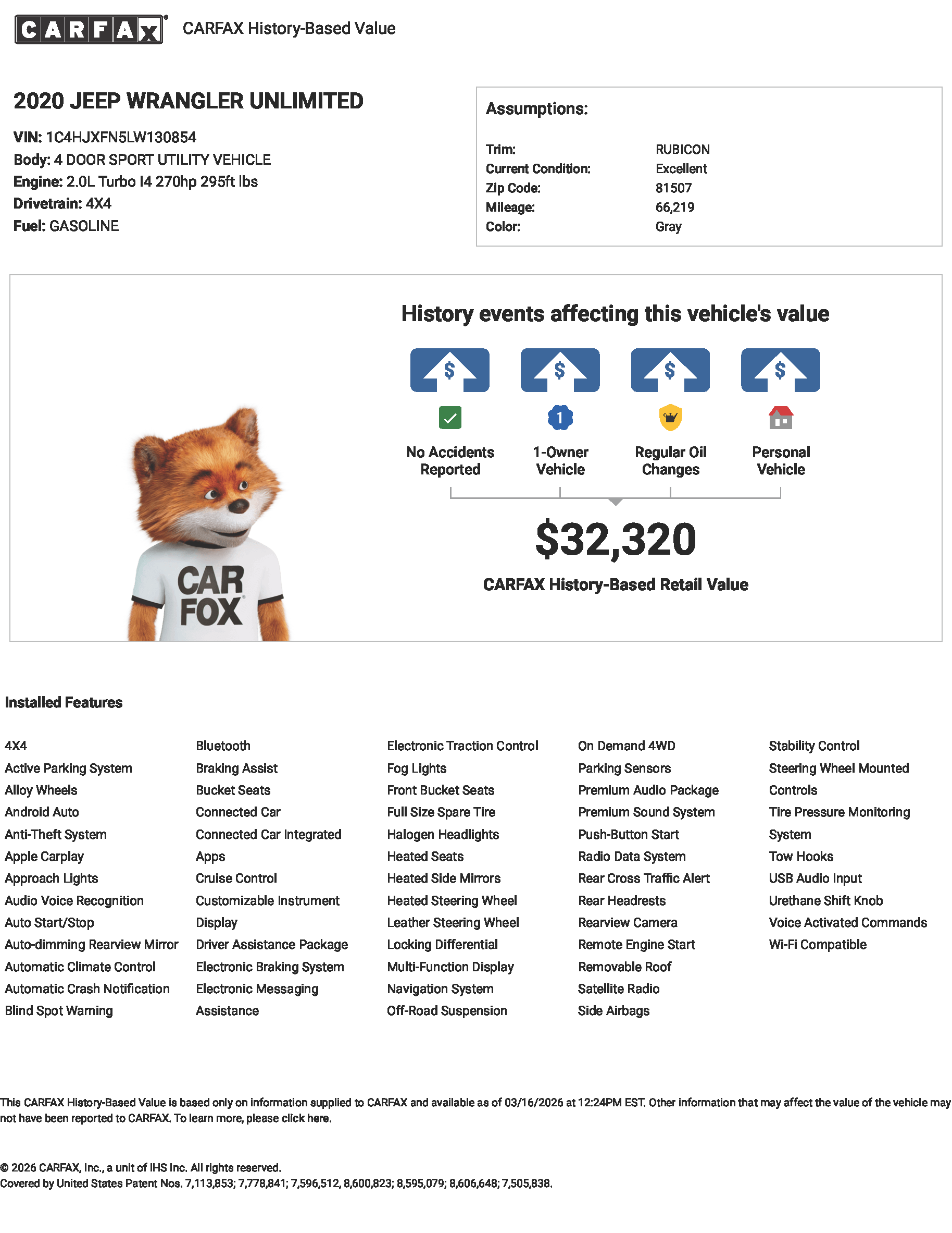2020 Jeep Wrangler Unlimited Rubicon