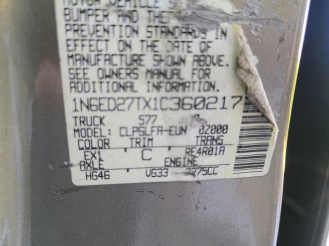 2001 Nissan Frontier SE