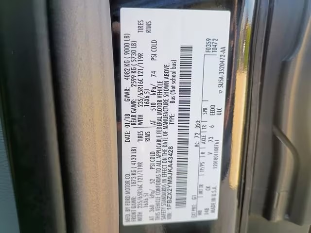 2018 Ford Transit 350