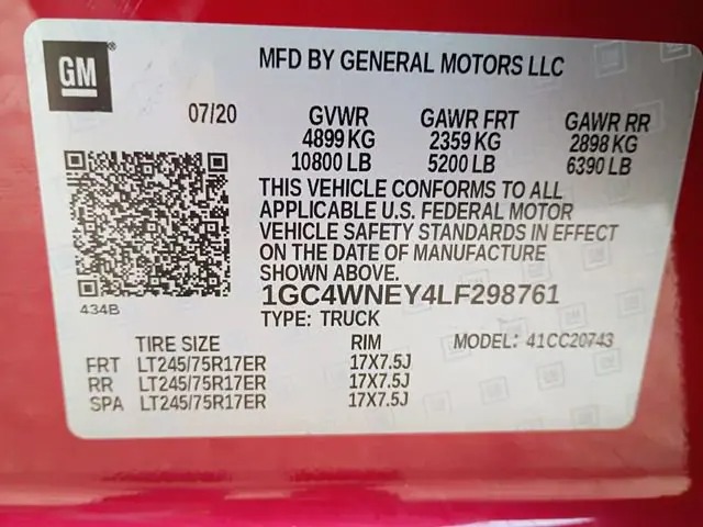 2020 Chevrolet Silverado 2500HD LT