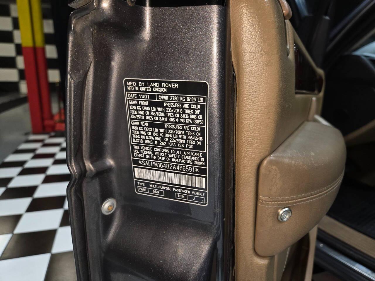 2002 Land Rover Range Rover P38