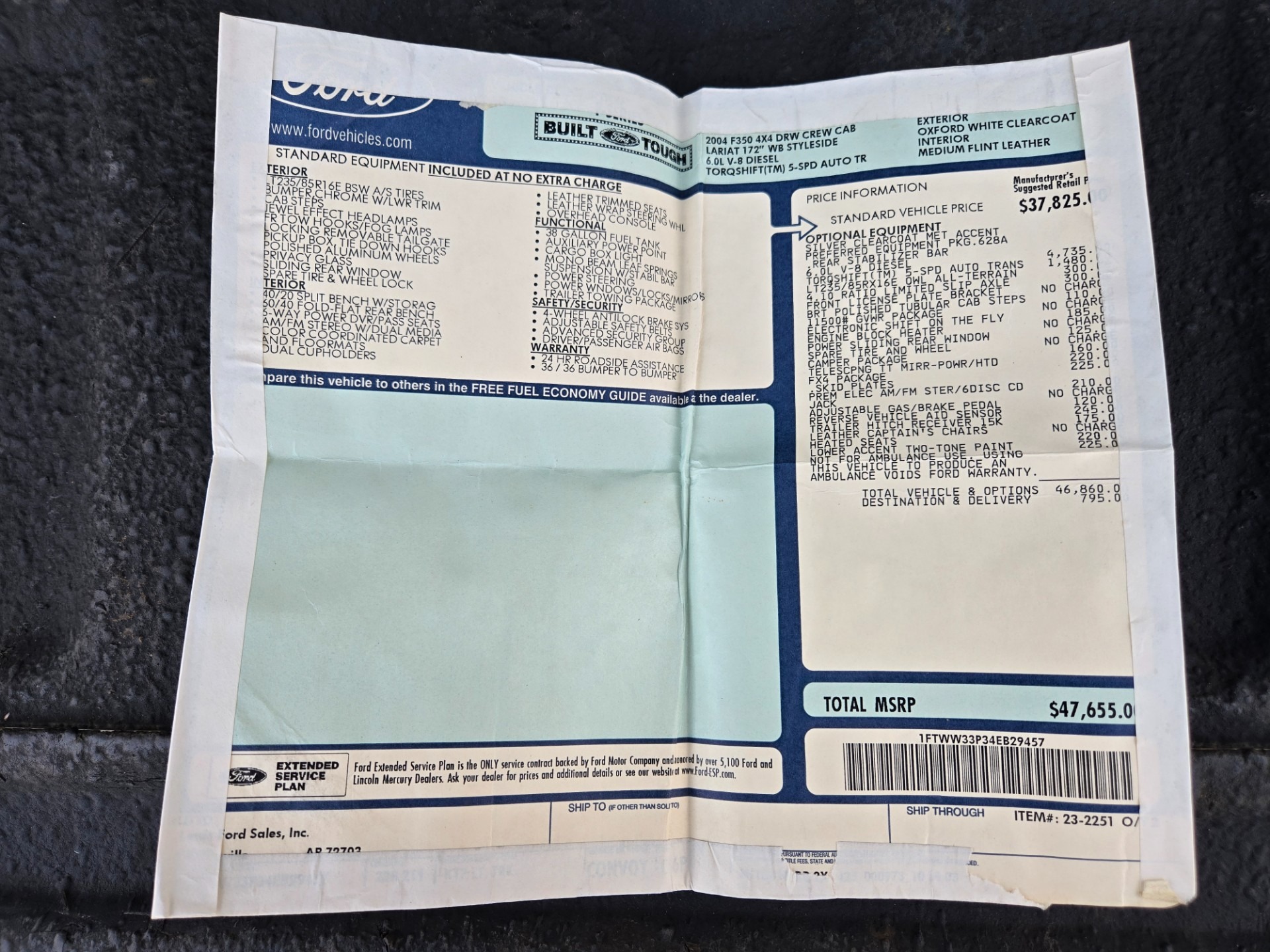 2004 Ford F-350 Super Duty Lariat