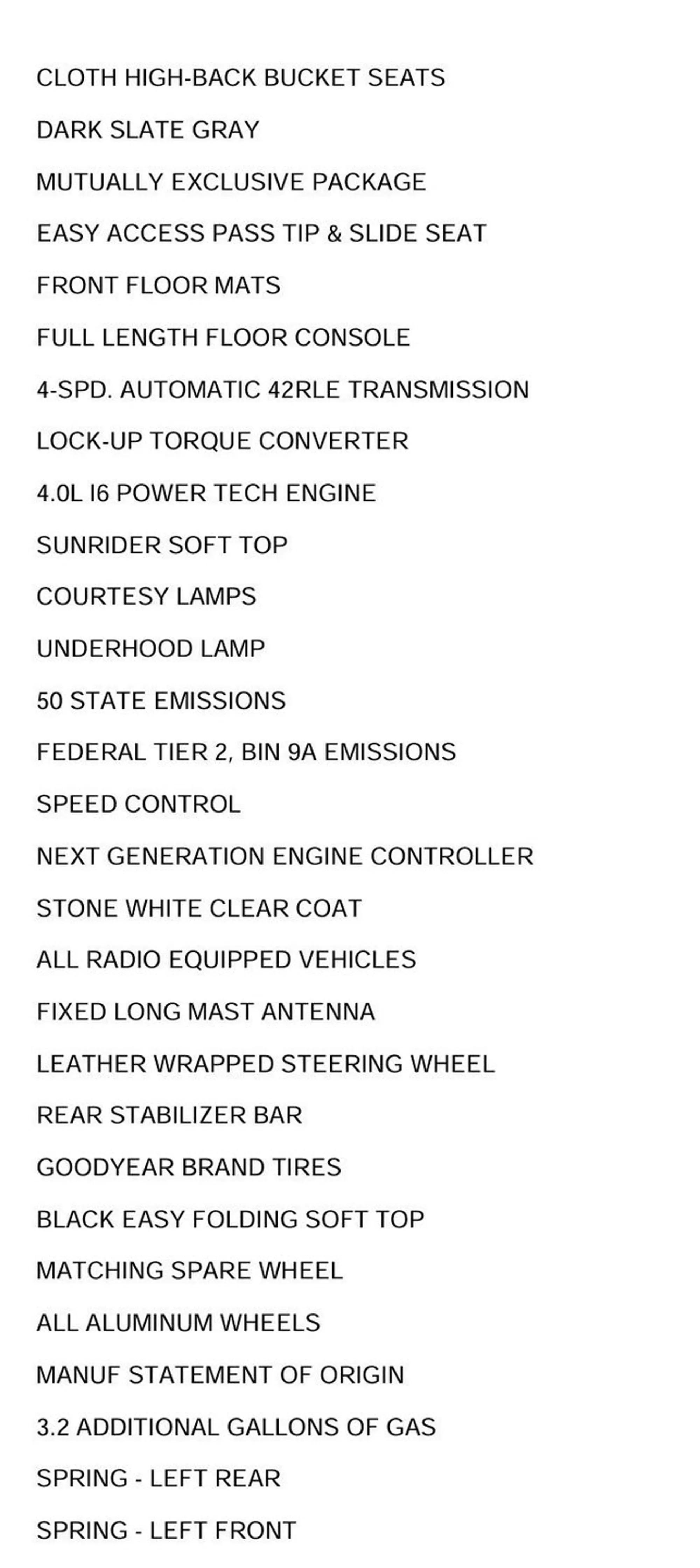 46k-Mile 2006 Jeep Wrangler Unlimited LJ Sport 4×4