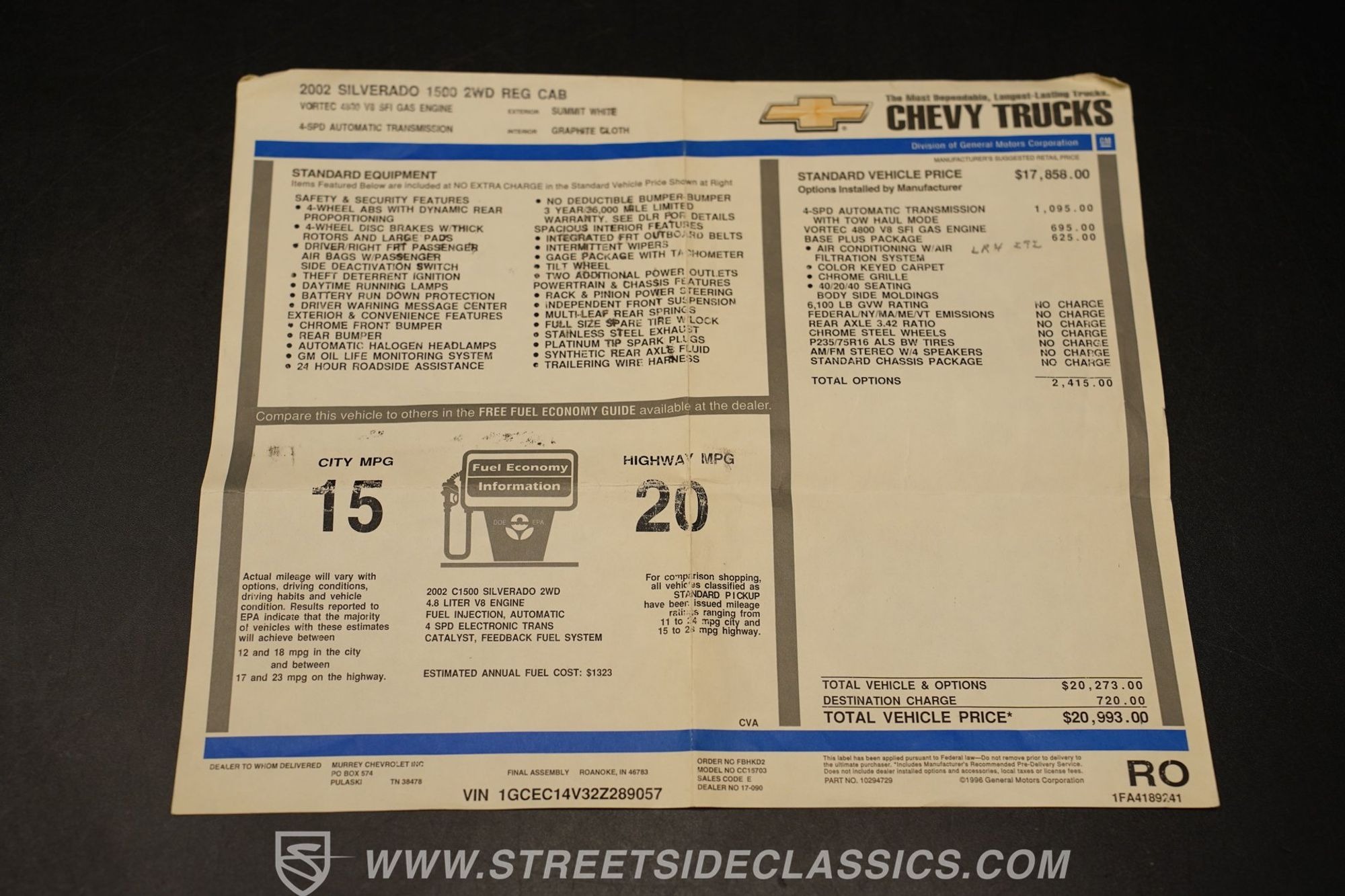 2002 Chevrolet Silverado