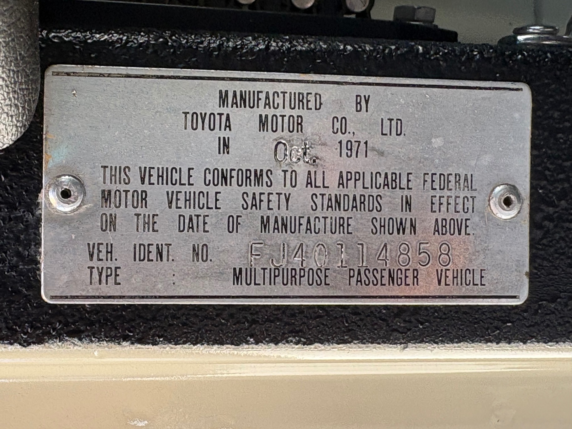 Restored 1972 Toyota Land Cruiser FJ40