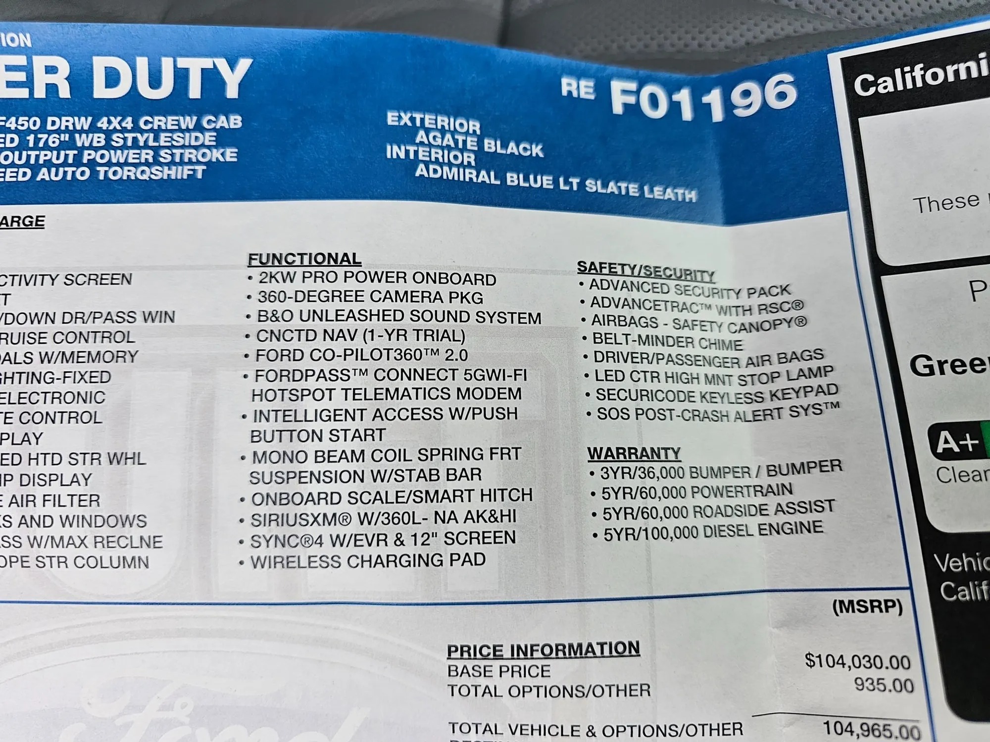 2024 Ford F-450SD Limited