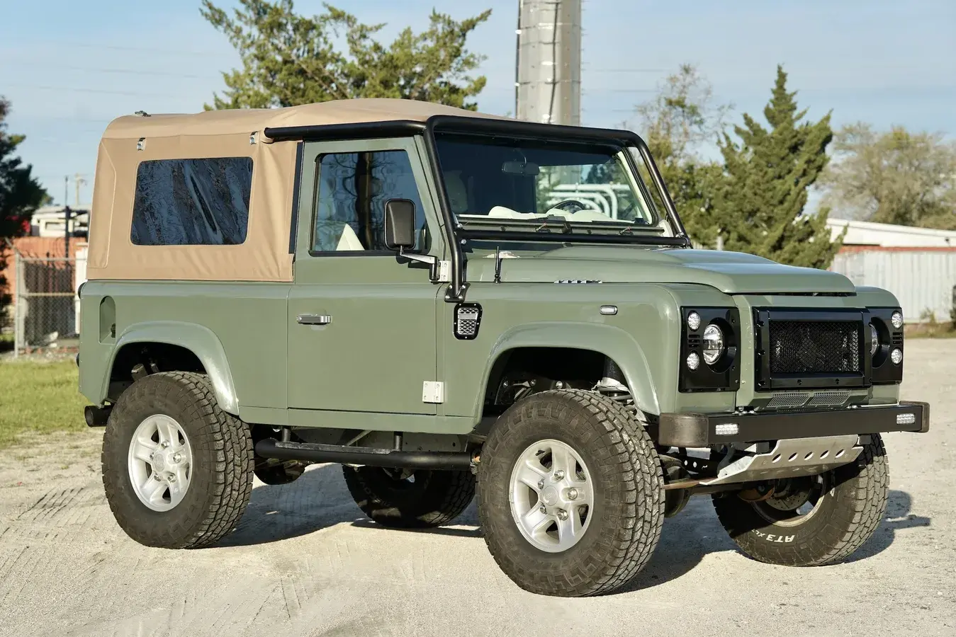 Restomod 1997 Land Rover Defender 90 Soft Top-1