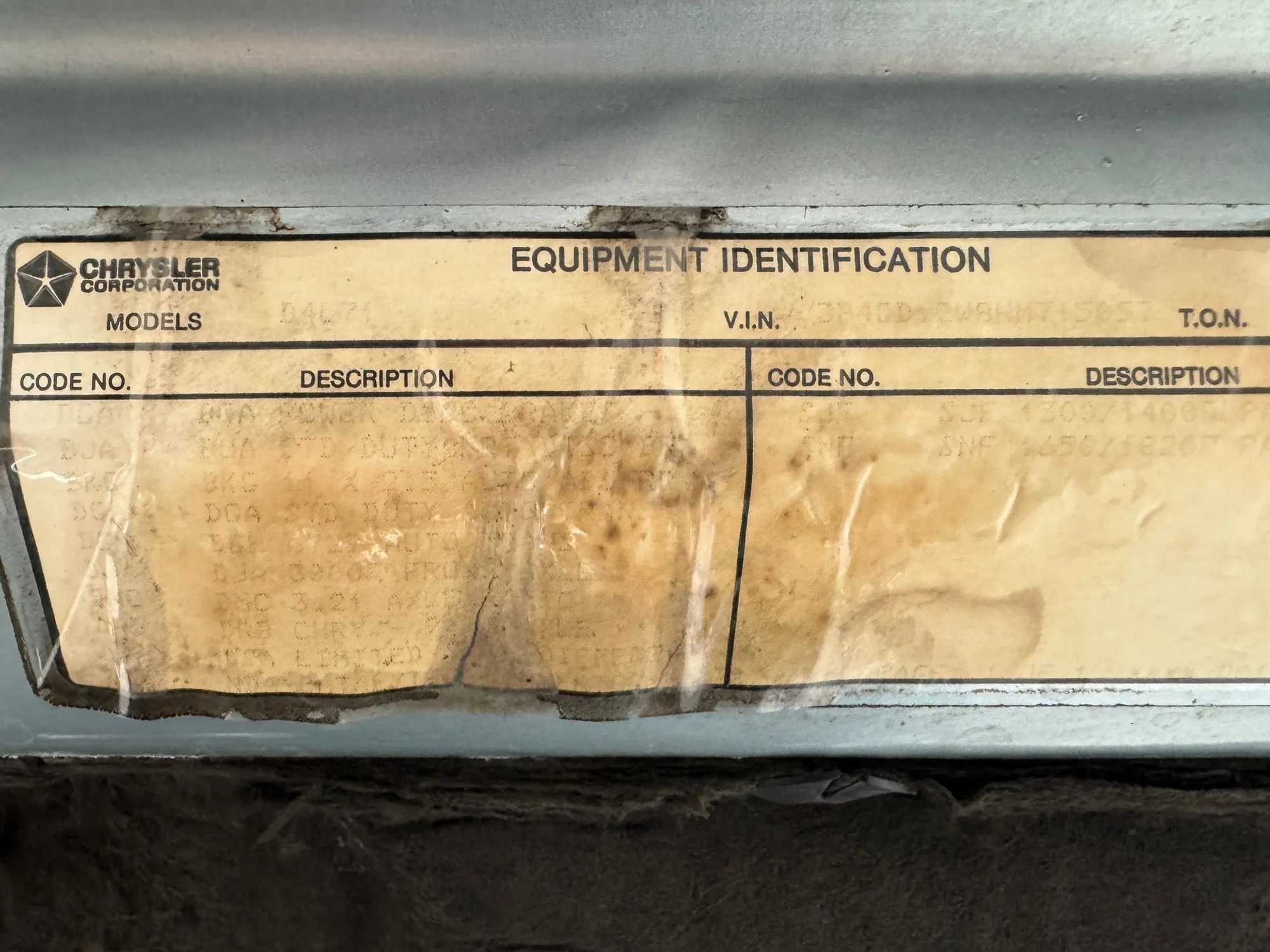 1987 Dodge Ramcharger 150 LE