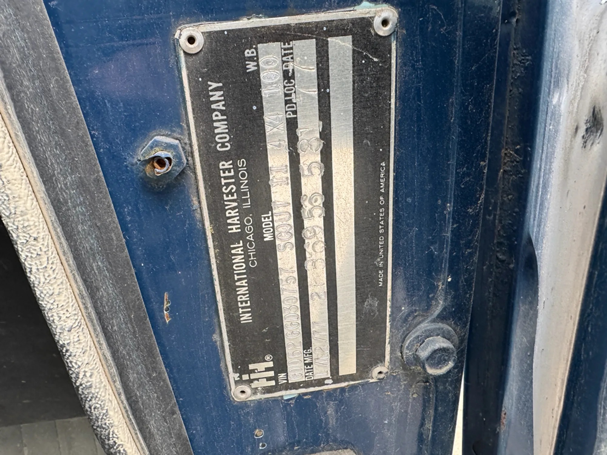 1977 International Scout