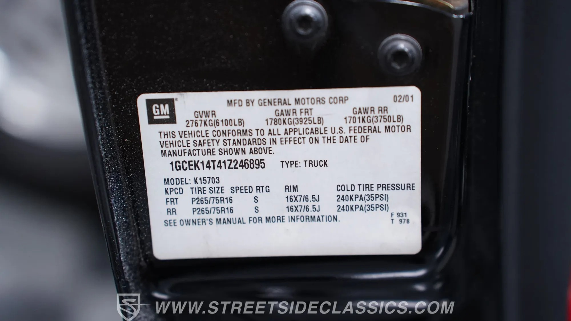 2001 Chevrolet Silverado Z71