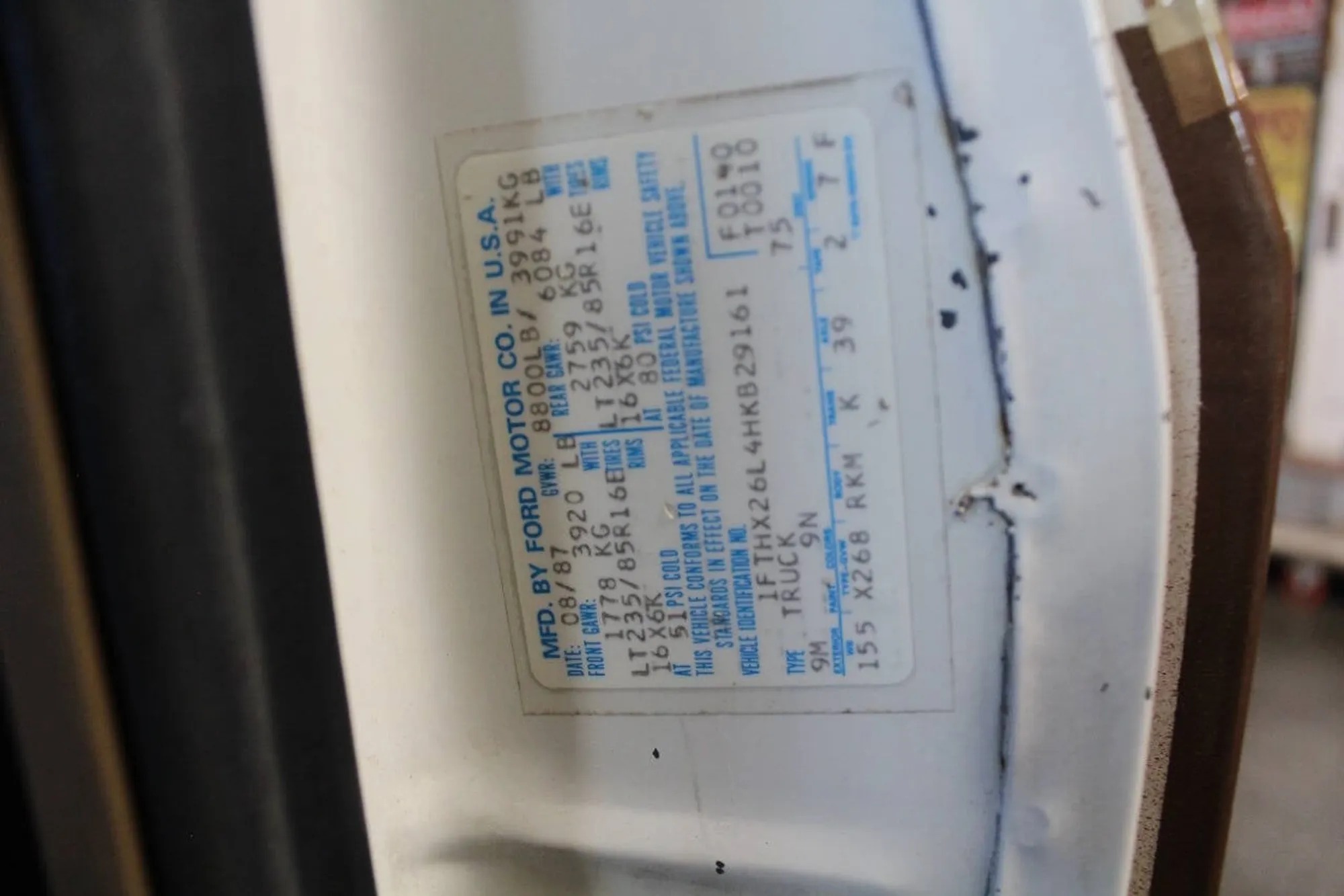 1987 Ford F-250 XLT Lariat