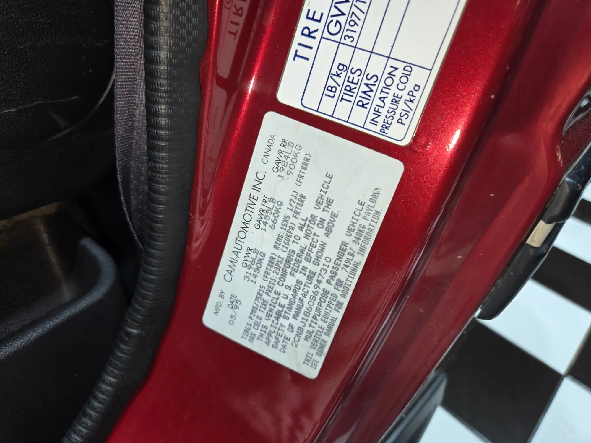 1-Owner 1995 Geo Tracker LSI