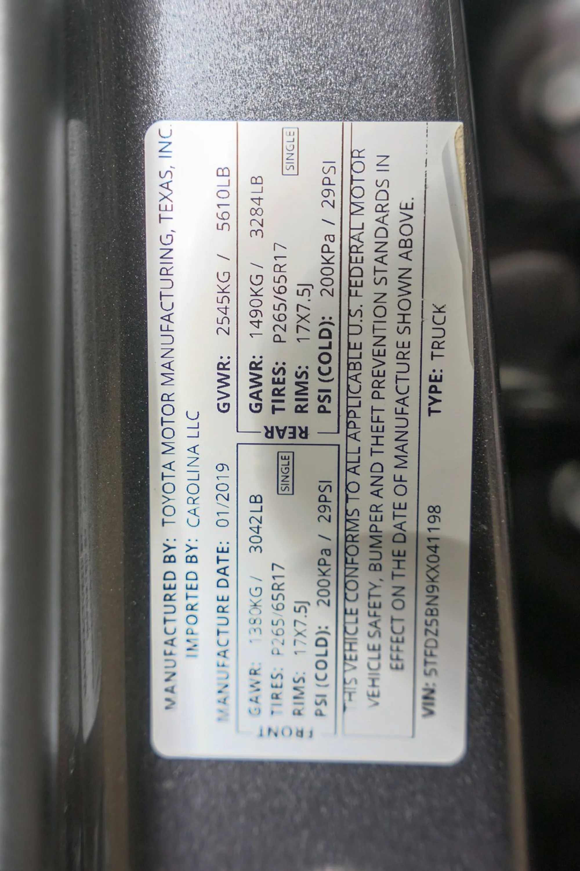 2019 Toyota Tacoma TRD Sport