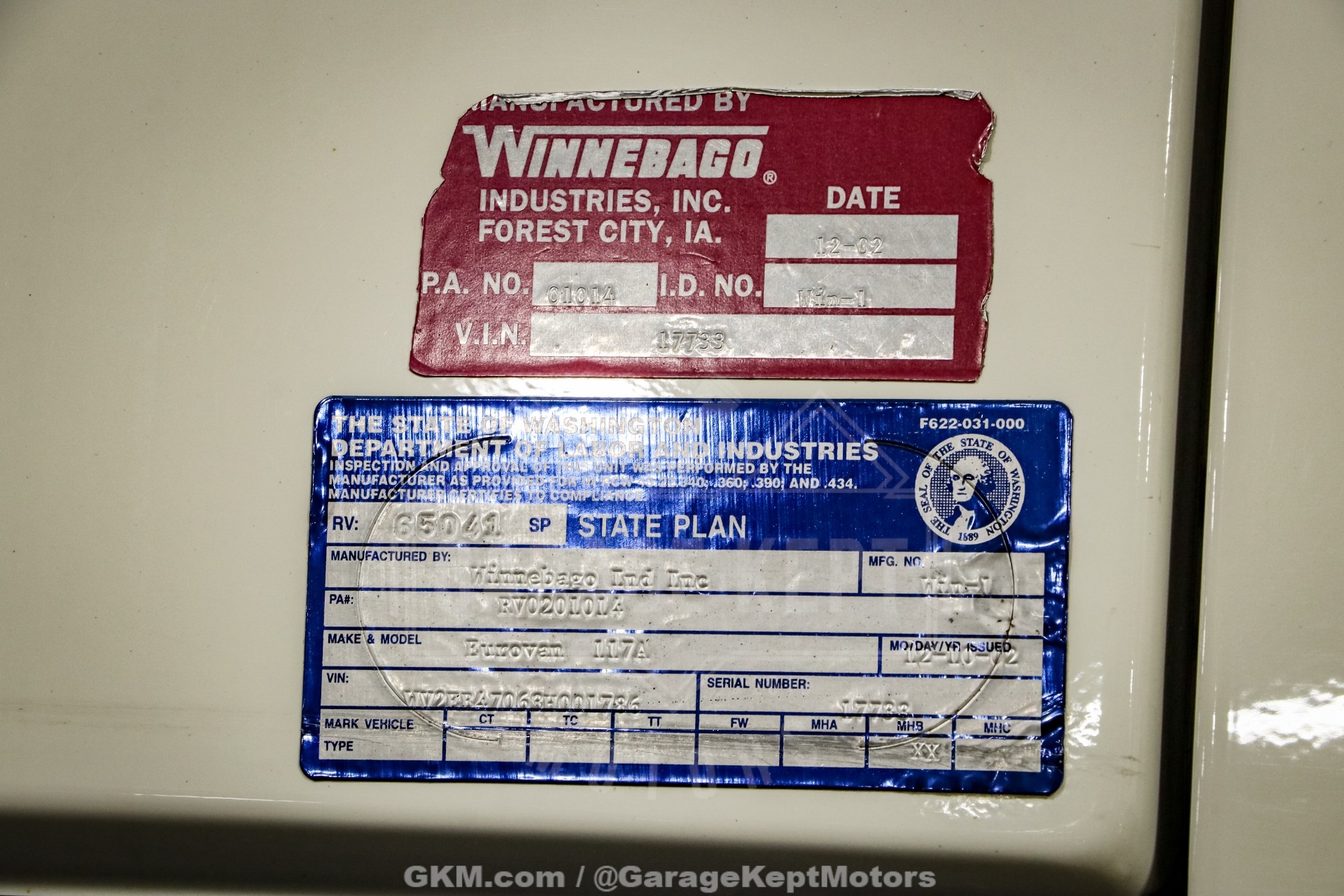 2003 Volkswagen EuroVan MV