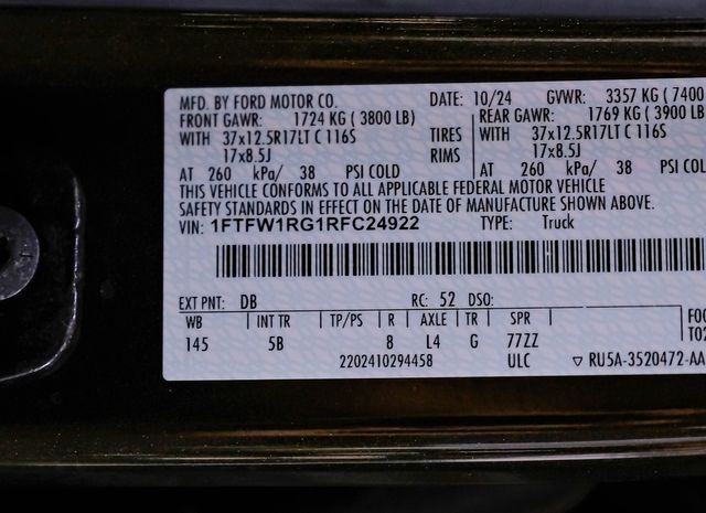 2024 Ford F-150 Raptor