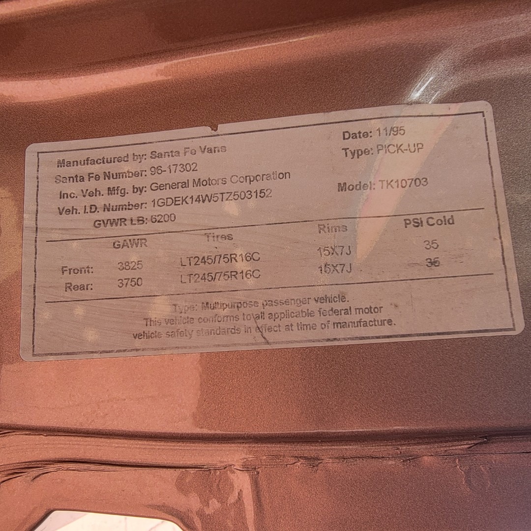 1996 GMC K1500 Sierra SLE