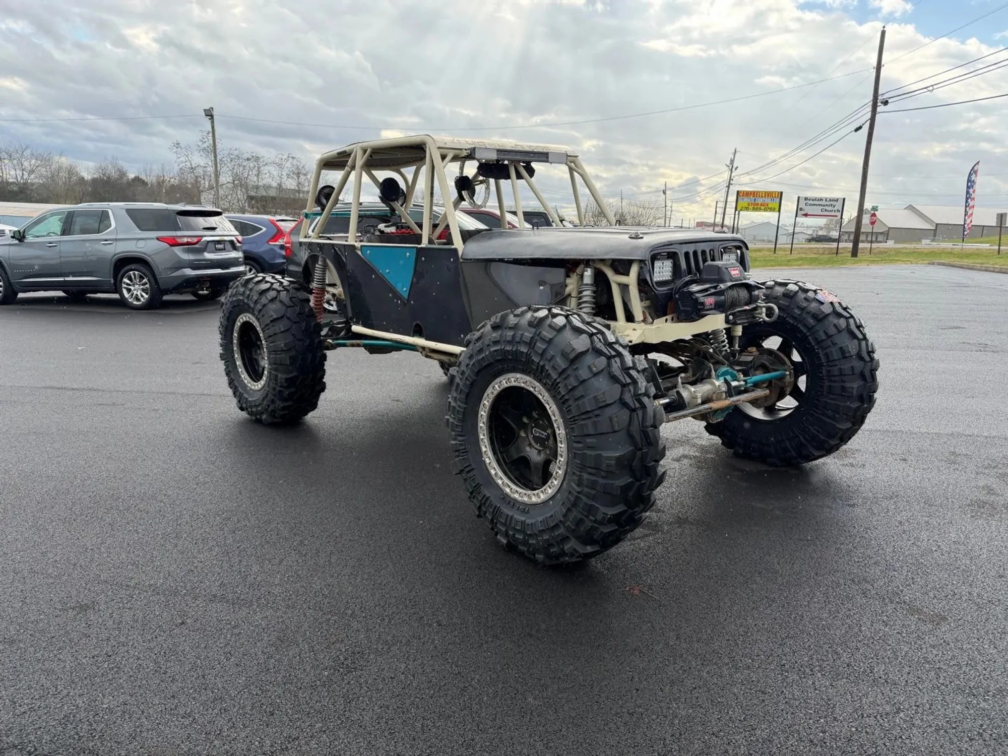Heavily-Modified 1990 Jeep Wrangler YJ
