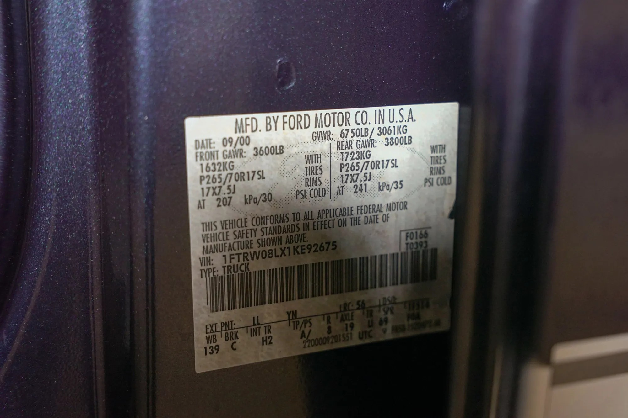 2001 Ford F-150 Lariat 4×4