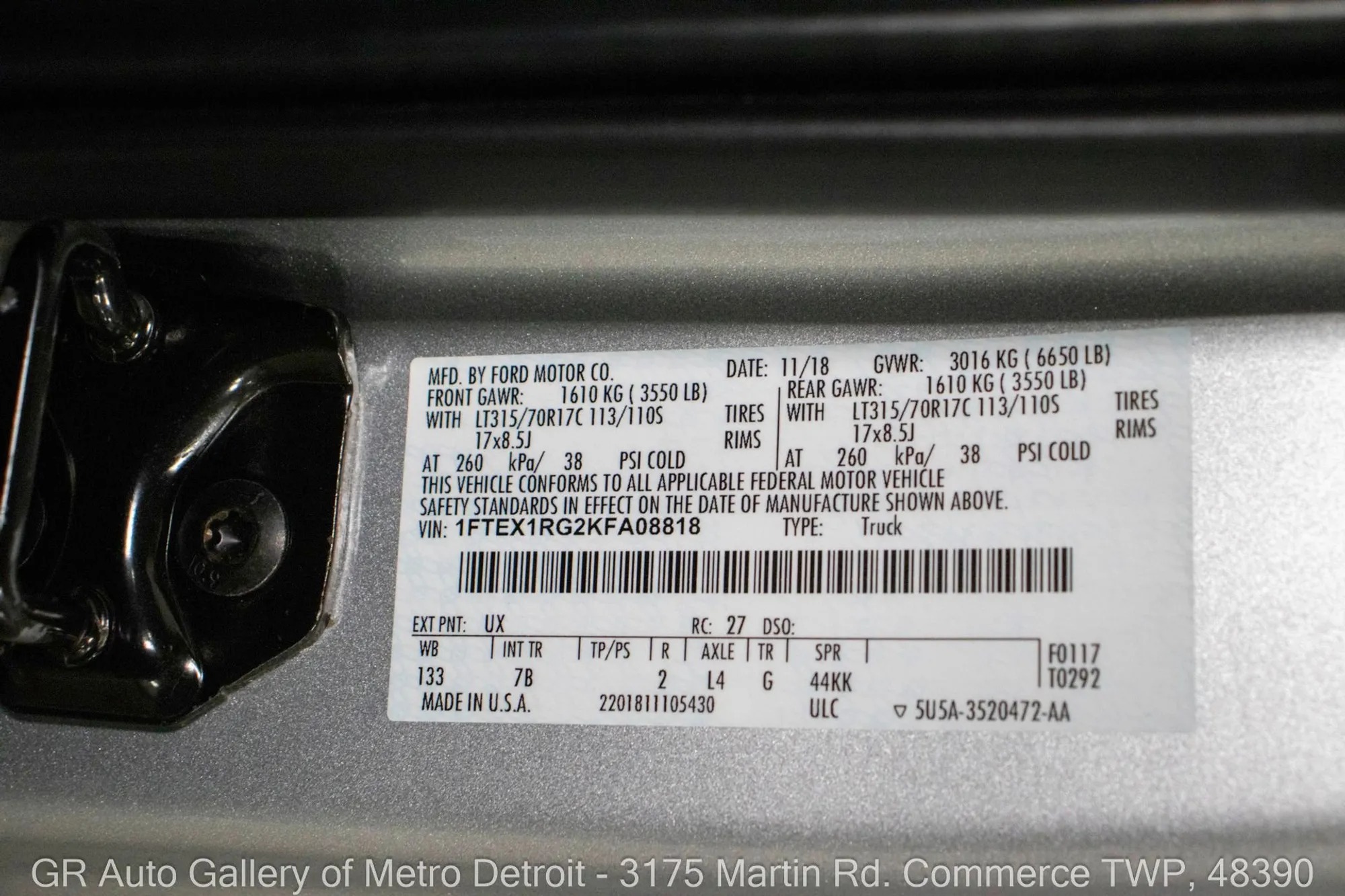 2019 Ford F-150 Raptor