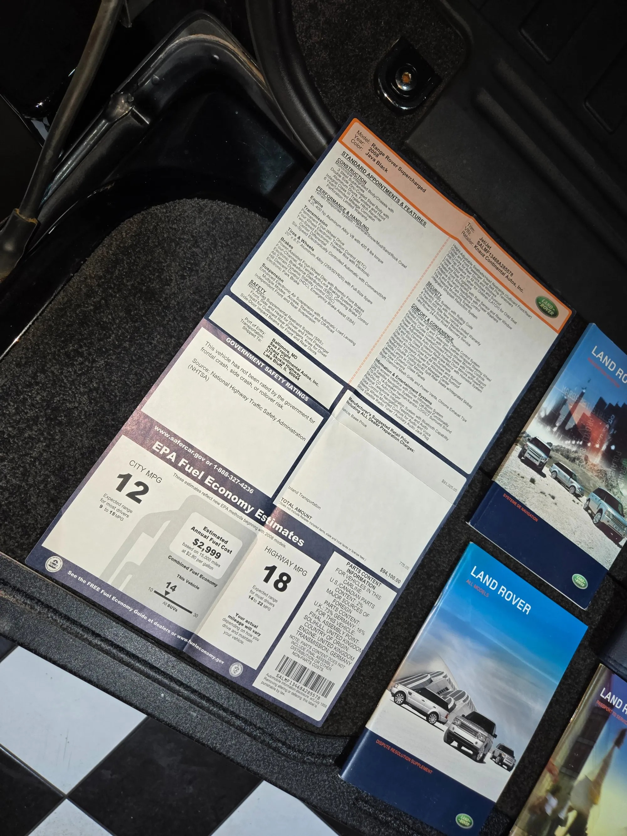 2008 Land Rover Range Rover HSE