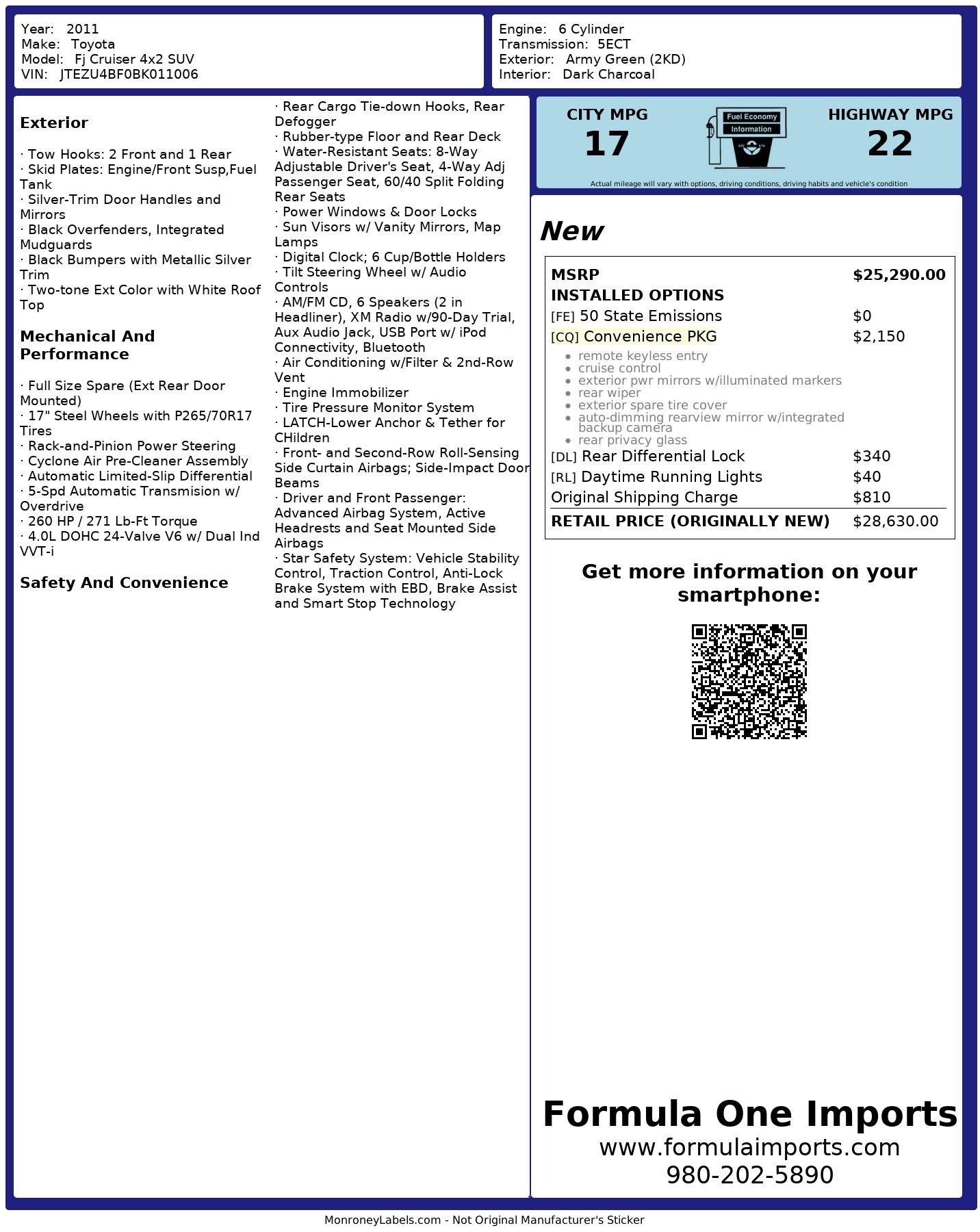 2011 Toyota FJ Cruiser