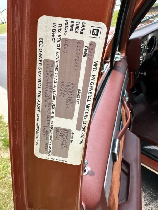 1982 Chevrolet K10 Silverado