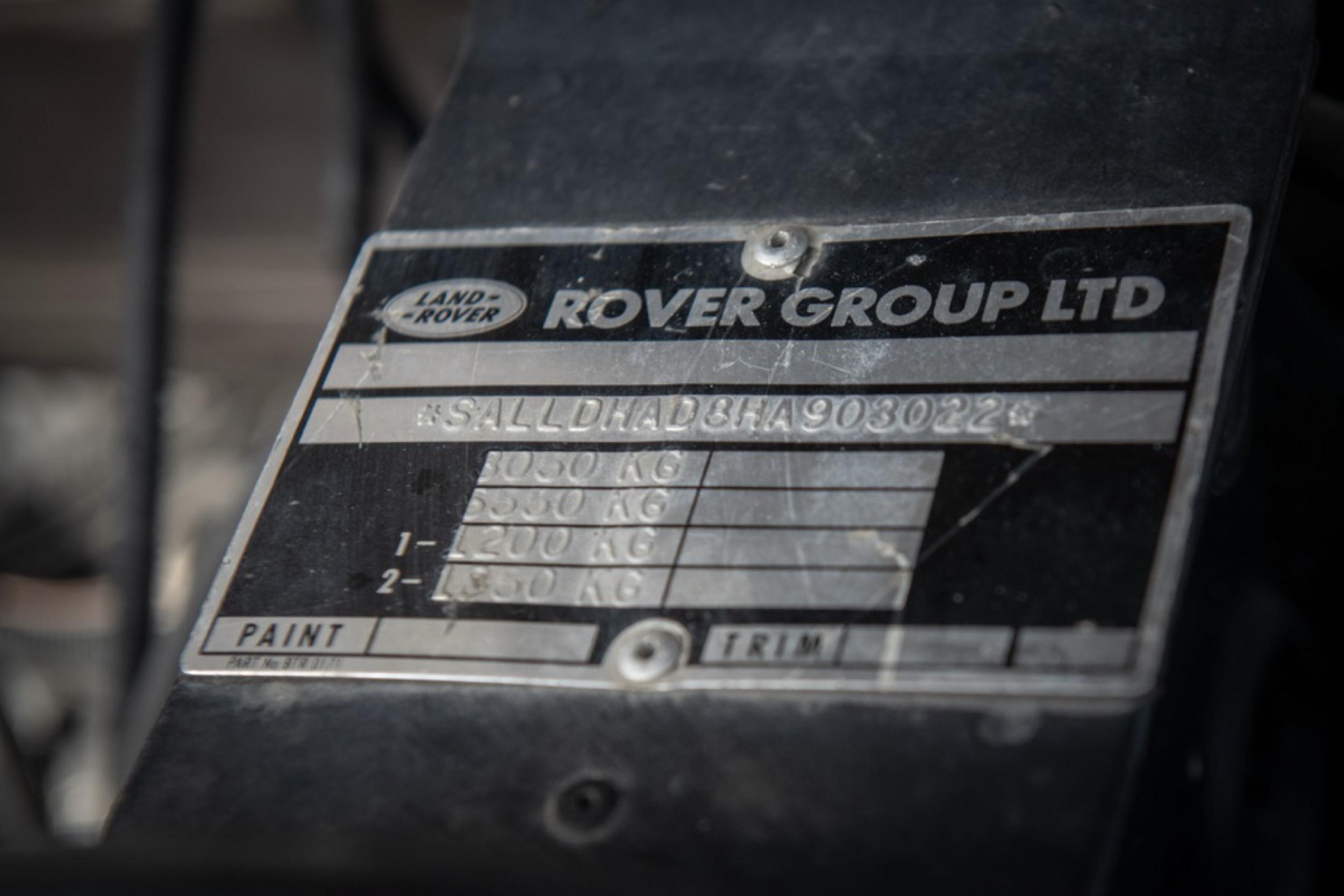 Frame-Off Restored 1991 Land Rover Defender 110