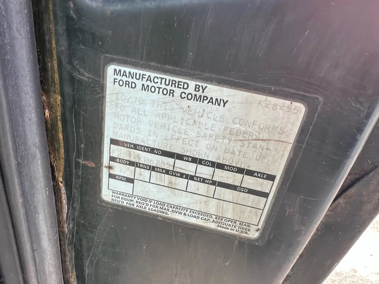 1971 Ford F-250 Ranger XLT