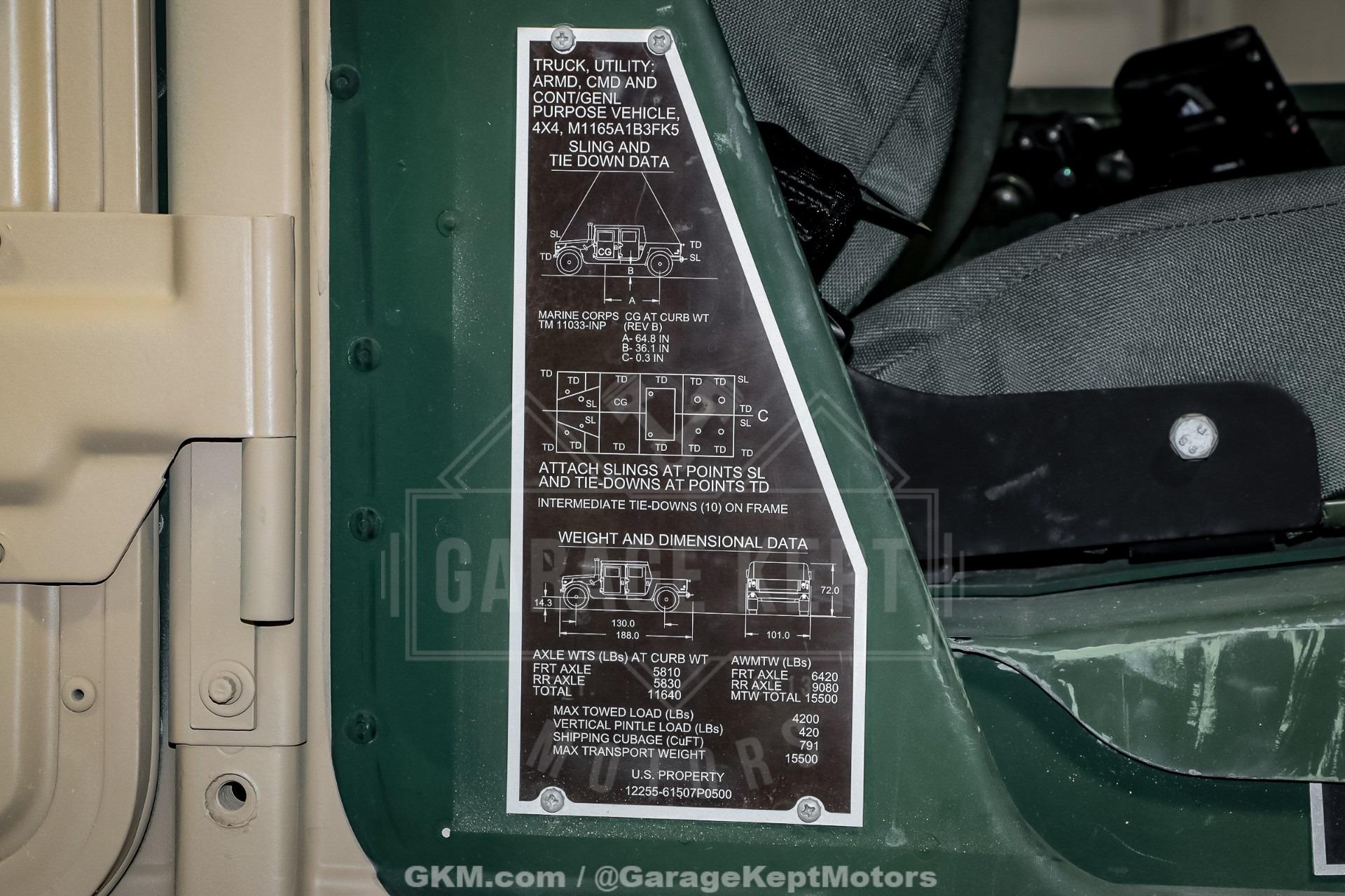 2009 AM General M1165A1