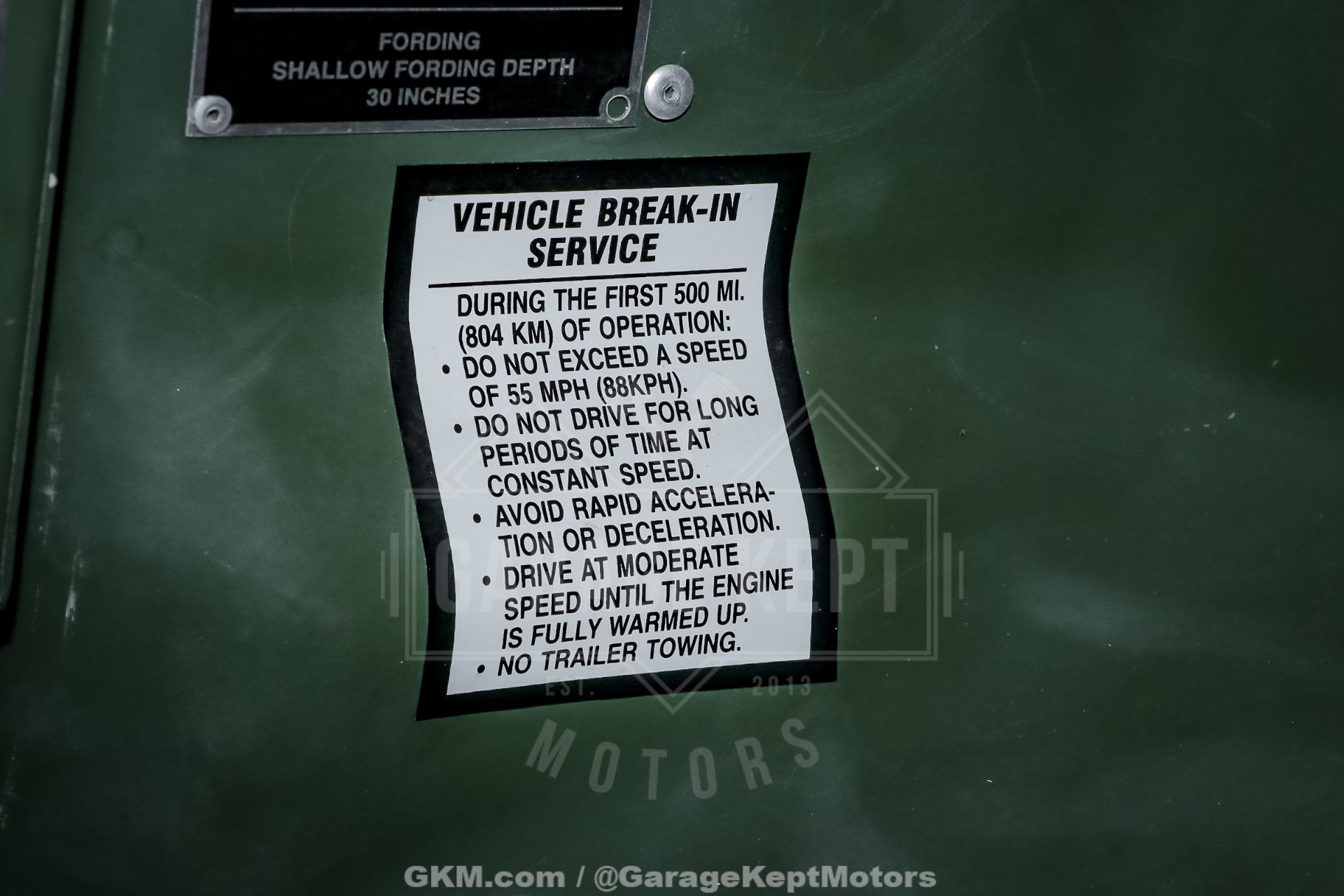 2009 AM General M1165A1