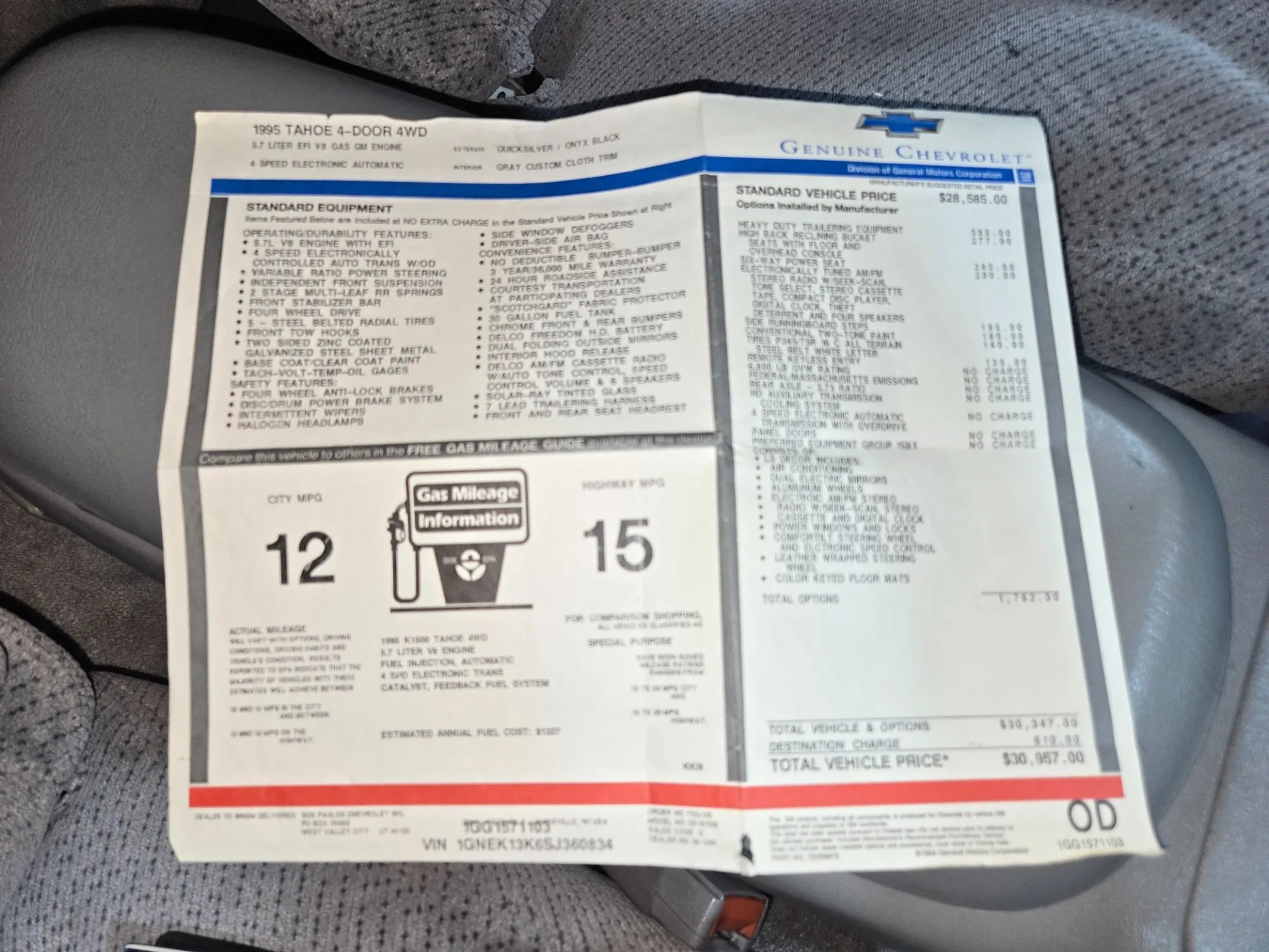 1995 Chevrolet Tahoe LS