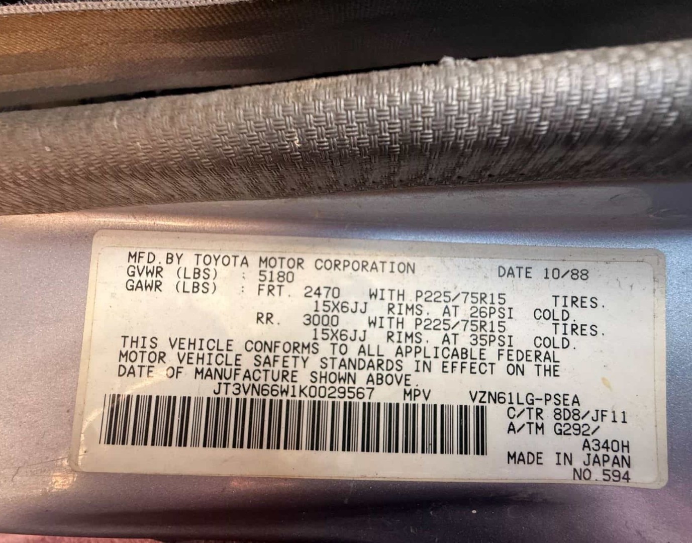 1989 Toyota 4Runner
