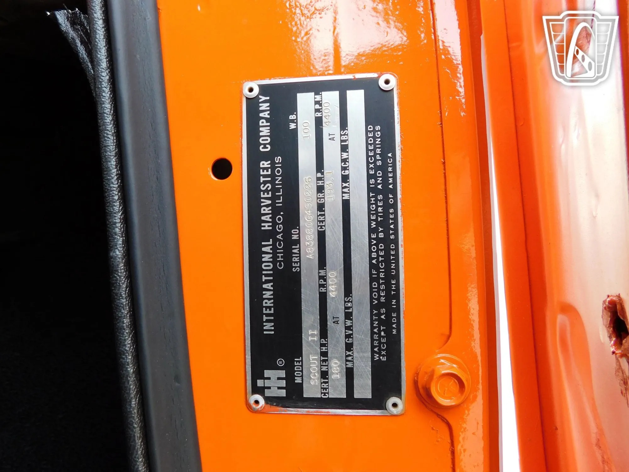 1972 International Harvester Scout II