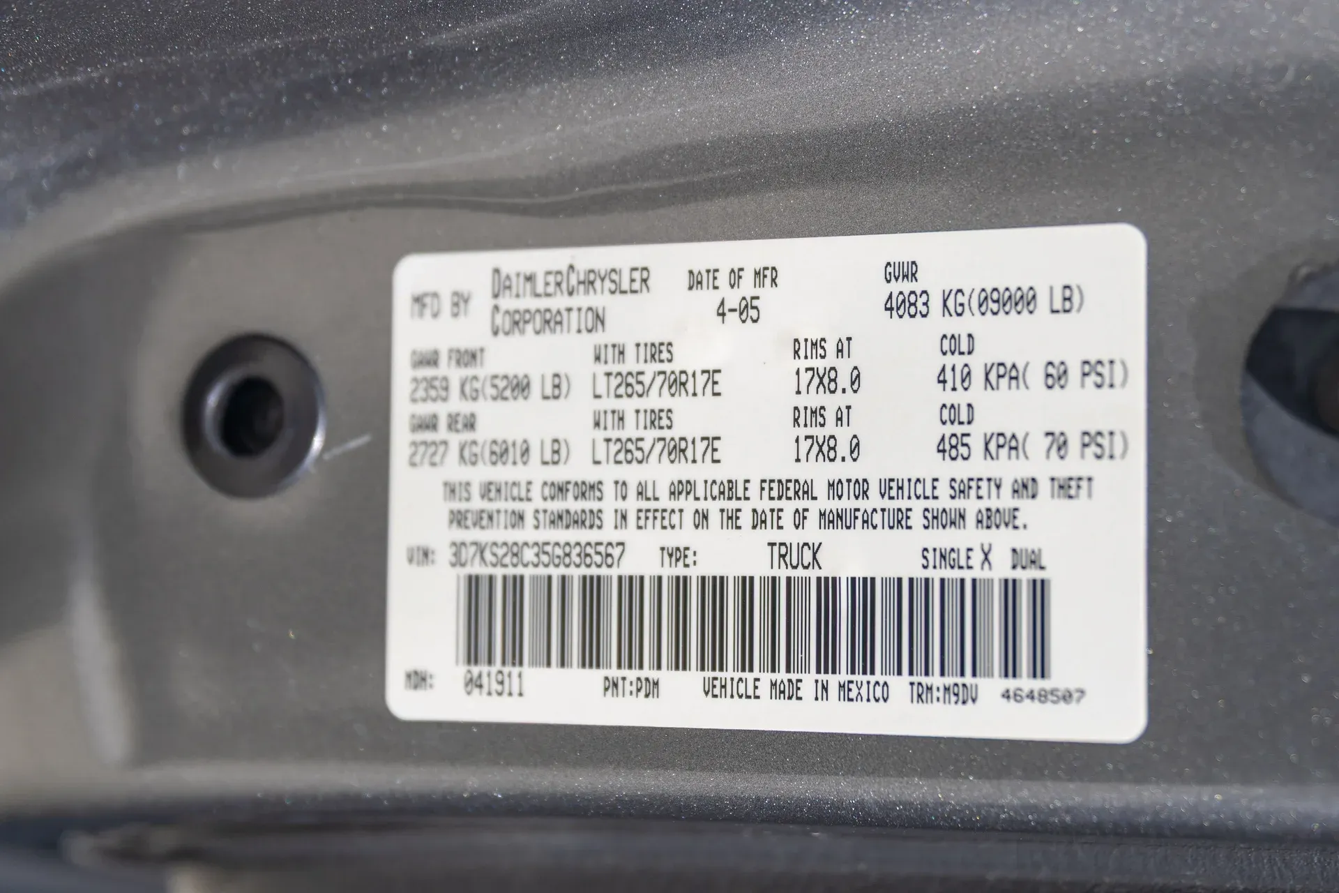 2005 Dodge Ram 2500