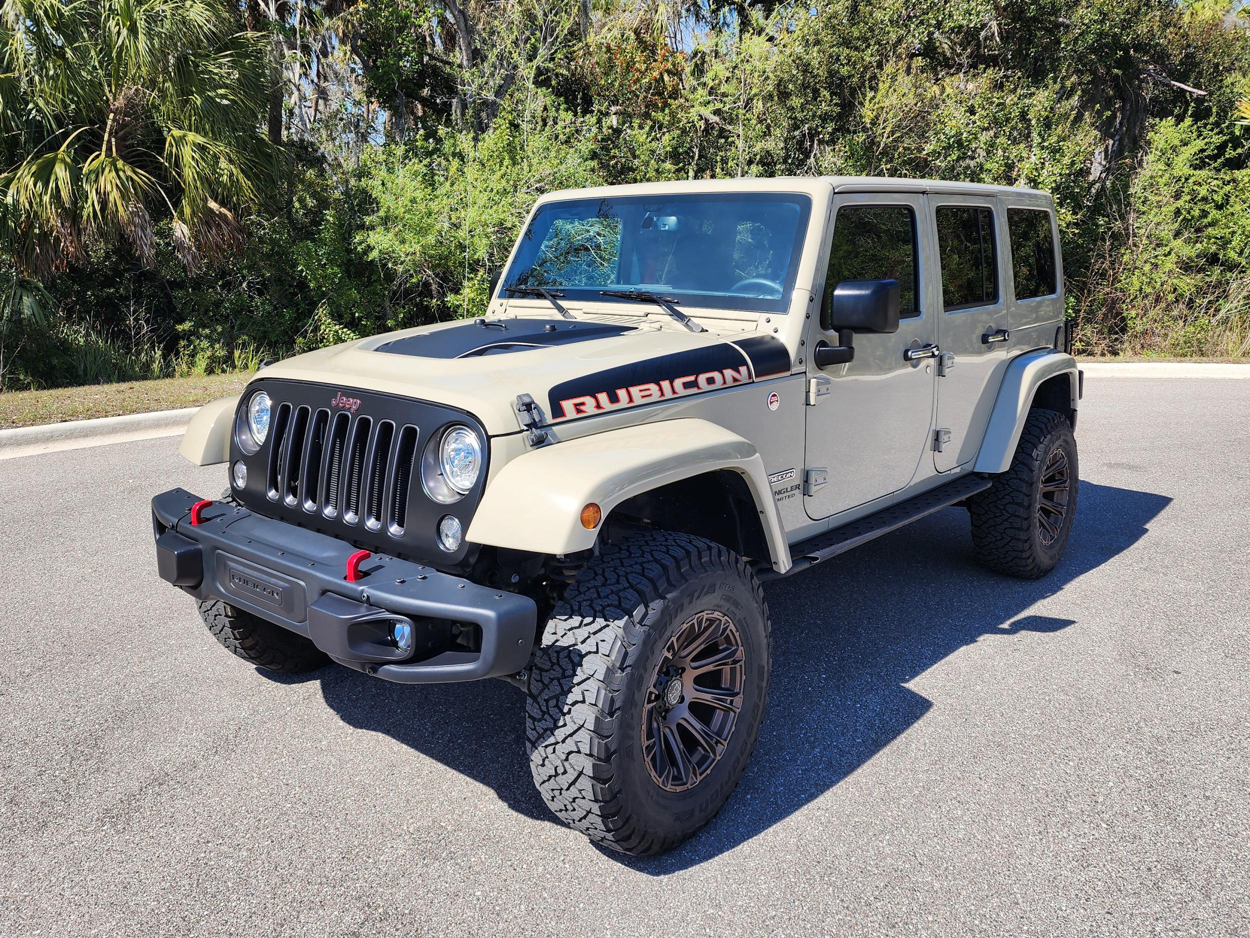 3k-Mi. 2017 Jeep Wrangler Unlimited Rubicon Recon