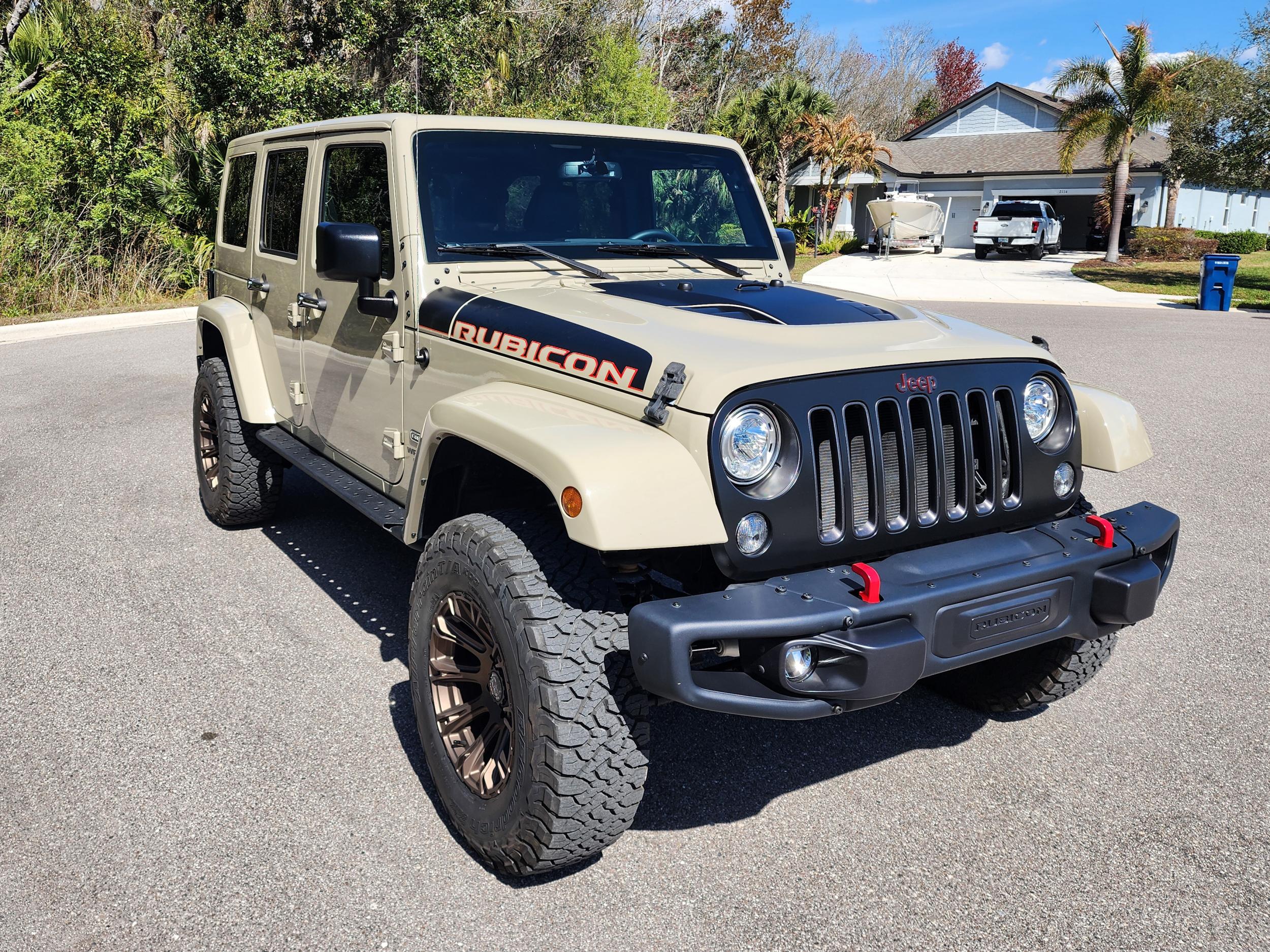 3k-Mi. 2017 Jeep Wrangler Unlimited Rubicon Recon