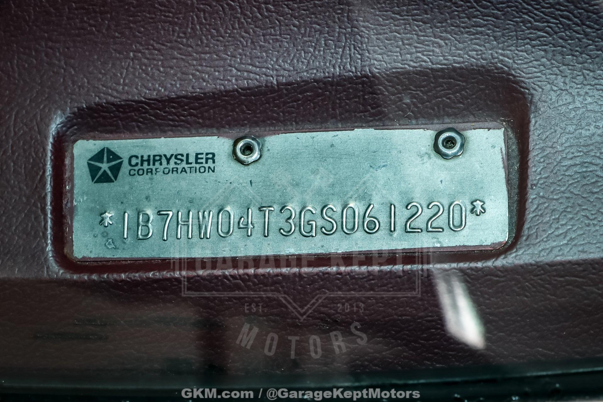 1986 Dodge Ram W100