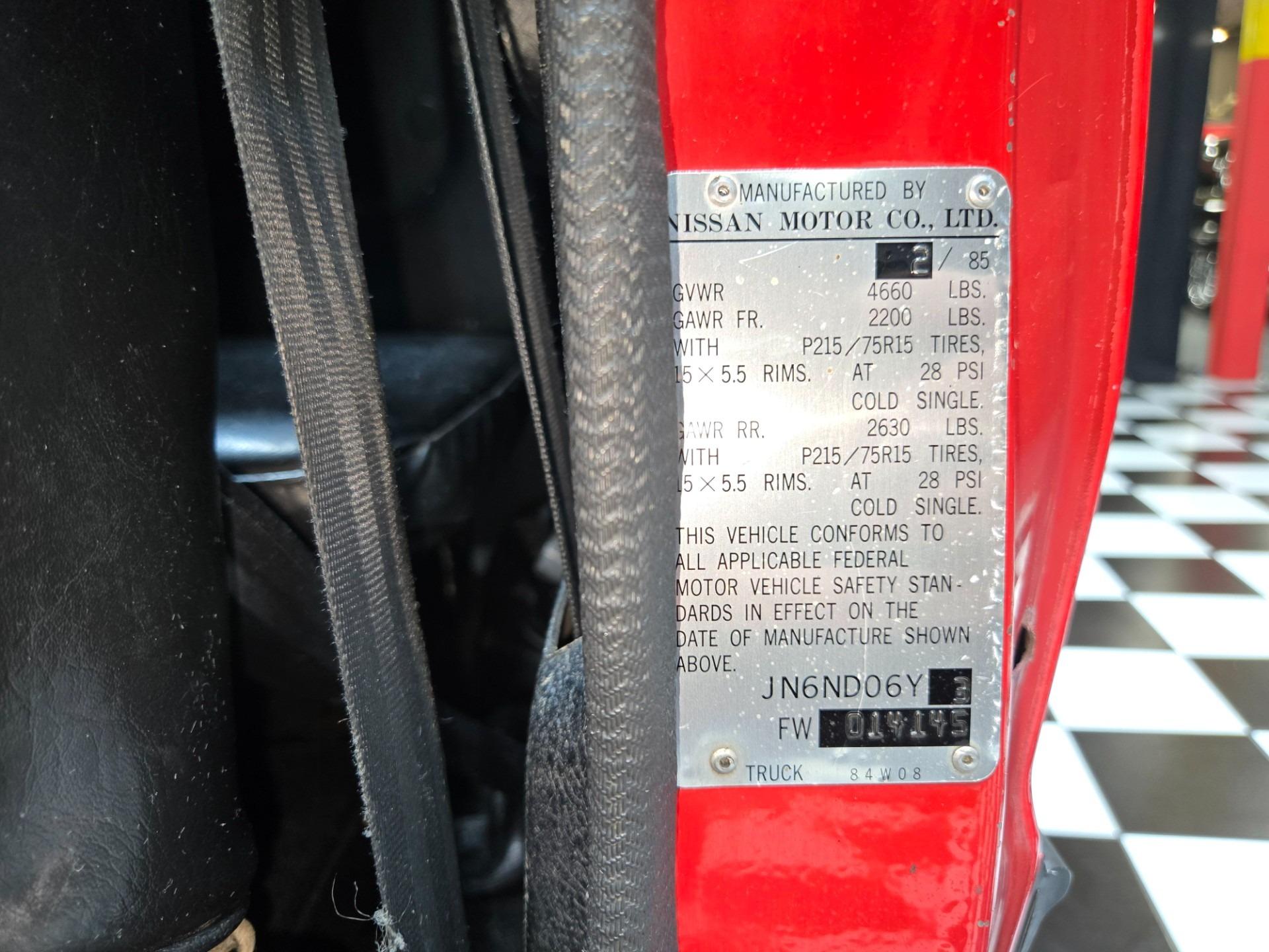 1985 Nissan 720 King Cab Deluxe
