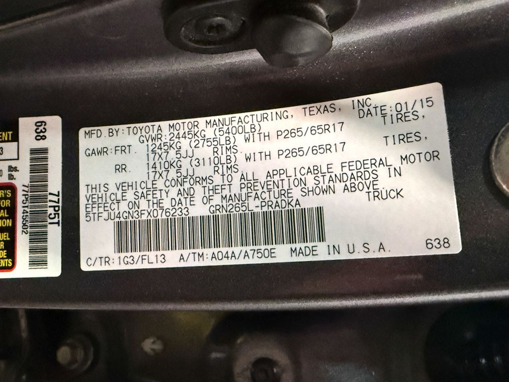 2015 Toyota Tacoma PreRunner