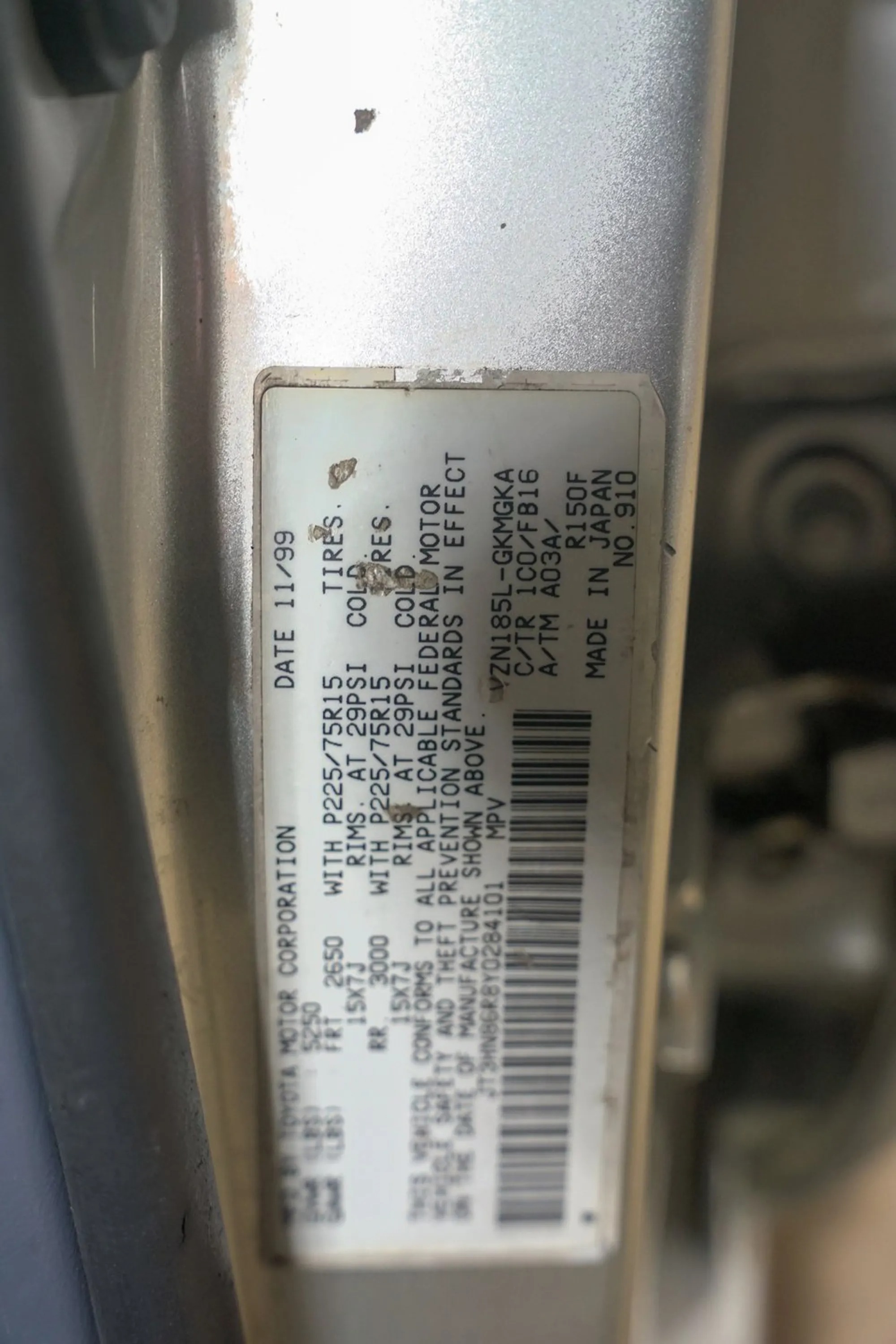 2000 Toyota 4Runner SR5